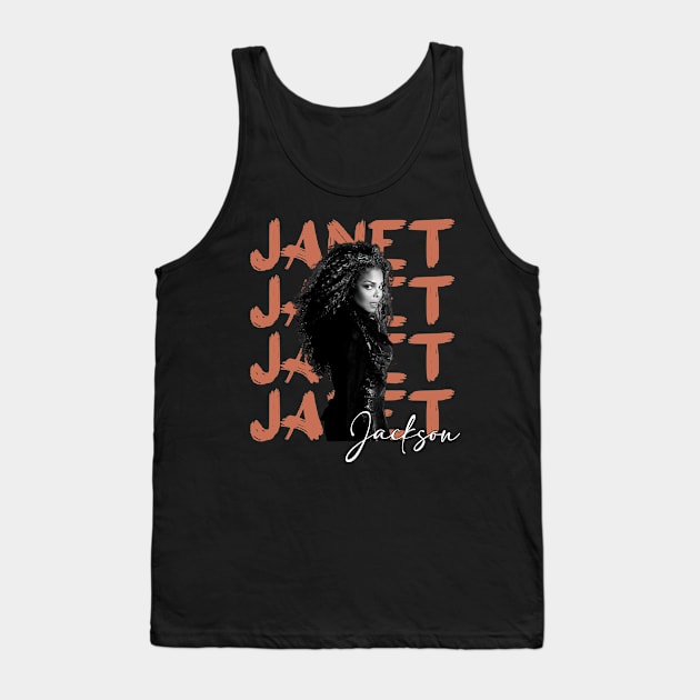 Janet Jackson Vintage Tour Concert Tank Top by Evergreen Daily